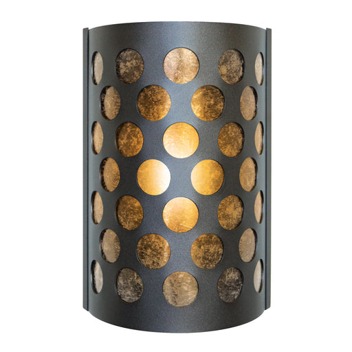 PD Metals RAB018SL Round-A-Bout Interior Skyline Series Wall Sconce 4 x 8 x 12 in. Midnight Metallic Color