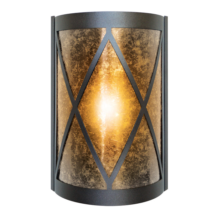 PD Metals EMP018SL Empire Interior Skyline Series Wall Sconce 4 x 8 x 12 in. Midnight Metallic Color