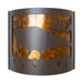 PD Metals TK009FL Turkey Interior Left Facing Large Wildlife Series Wall Sconce 4.5 x 14 x 12 in. Cappuccino Color