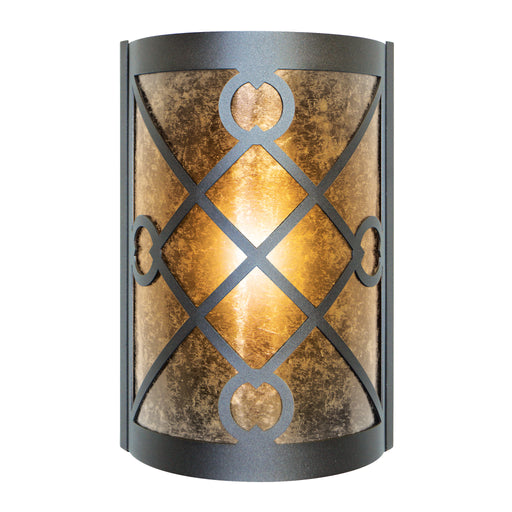 PD Metals WND018SL Windsor Interior Skyline Series Wall Sconce 4 x 8 x 12 in. Midnight Metallic Color