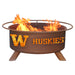 Patina Products F249 Washington Steel Outdoor Fire Pit - 24 x 24 x 11 in. - Natural Rust Patina Finish