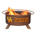 Patina Products F432 Houston Steel Outdoor Fire Pit - 24 x 24 x 11 in. - Natural Rust Patina Finish