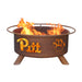 Patina Products F228 Pittsburgh Steel Outdoor Fire Pit - 24 x 24 x 11 in. - Natural Rust Patina Finish