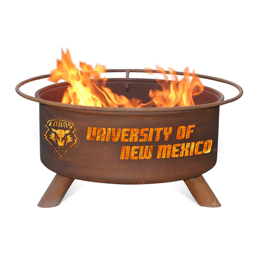 Patina Products F435 New Mexico Steel Outdoor Fire Pit - 24 x 24 x 11 in. - Natural Rust Patina Finish