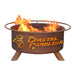 Patina Products F476 Coastal Carolina Steel Outdoor Fire Pit - 24 x 24 x 11 in. - Natural Rust Patina Finish