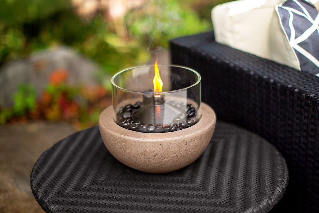 Endless Summer FB1501M 10.5 Tabletop Firebowl with Citronella Canister - 10.51 x 10.51 x 8 in. - Brown Color