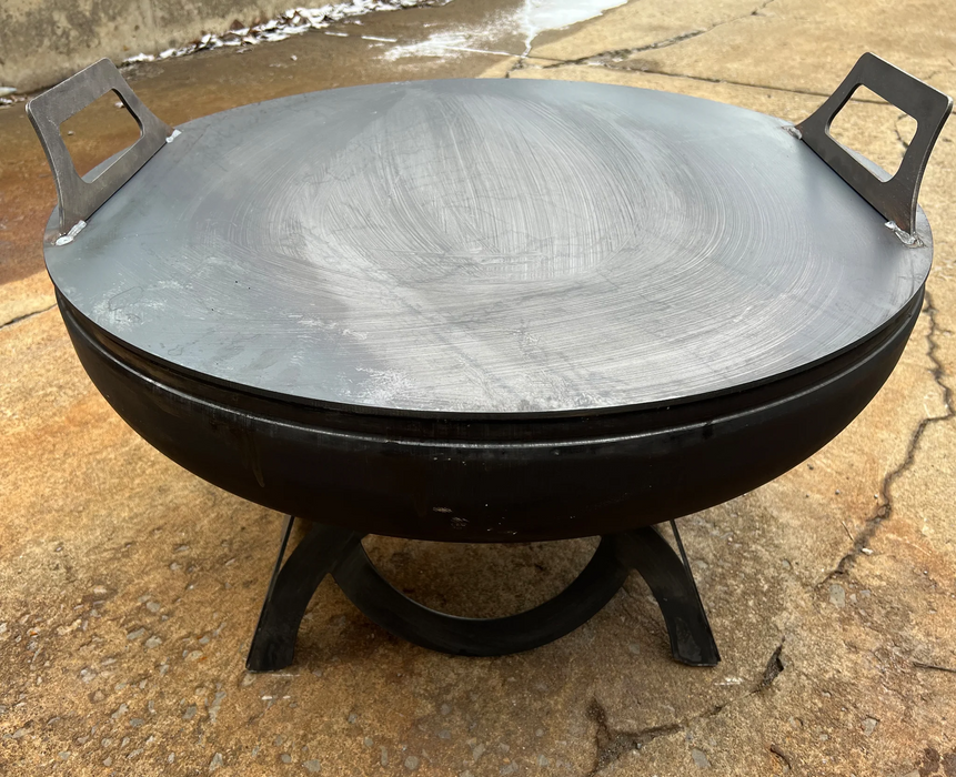 Ohio Flame OF24FFPL 24" Flat Fire Pit Lid -  x  x  in. - Natural Steel Finish