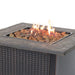 Endless Summer GAD1401M LP Gas Outdoor Fire Pit with 30-in Resin Tile Mantel - 30 x 30 x 24.21 in. - Black Color