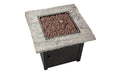 Endless Summer GAD1445DH LP Gas Outdoor Firepit with Handcrafted Chisled Mantel - 30 x 30 x 24 in. - Black Color