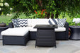 Endless Summer GAD1446ES The Anderson LP Gas Fire Pit 28" with Steel Mantel - 28 x 28 x 24 in. - Black Color