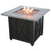 Endless Summer GAD1450SP LP Gas Outdoor Fire Pit with 30-in Resin Mantel - 30 x 30 x 24.21 in. - Black Color