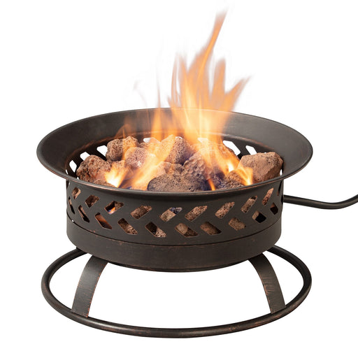 Endless Summer GAD16601ES 18.5 Inch Portable Outdoor Fire Pit - 18.5 x 18.5 x 15.5 in. - Brown Color