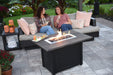 Endless Summer GAD17107ES The Marc Rectangular LP Gas Outdoor Fire Pit - 40 x 28 x 24.8 in. - Black Color