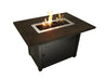 Endless Summer GAD17107ES The Marc Rectangular LP Gas Outdoor Fire Pit - 40 x 28 x 24.8 in. - Black Color