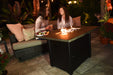 Endless Summer GAD17107ES The Marc Rectangular LP Gas Outdoor Fire Pit - 40 x 28 x 24.8 in. - Black Color