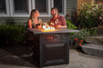 Endless Summer GAD19101ES The Dakota Dual Heat LP Gas Outdoor Fire Pit/Patio Heater with Wood Look Resin Mantel - 37.8 x 37.8 x 30.71 in. - Black Color