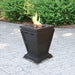 Endless Summer GLT1343SP 15" LP Gas Outdoor Fire Column - 11.02 x 11.02 x 14.96 in. - Black Color