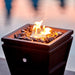 Endless Summer GLT1343SP 15" LP Gas Outdoor Fire Column - 11.02 x 11.02 x 14.96 in. - Black Color