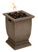 Endless Summer GLT1355SP 15" LP Gas Outdoor Fire Column - 11.02 x 11.02 x 14.96 in. - Brown Color