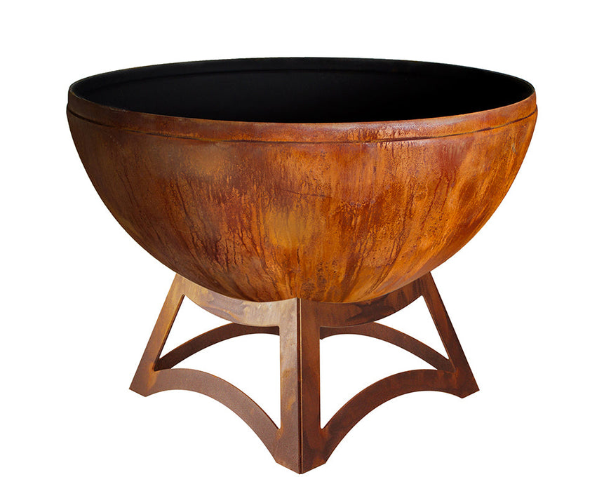 Ohio Flame OF41ABFC_HB 41" Fire Chalice Artisan Fire Bowl with Hollow Base - 41 x 41 x 24 in. - Patina Finish