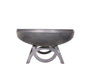 Ohio Flame OF42LTY_CB 42" Liberty Fire Pit with Curved Base - 42 x 42 x 22 in. - Natural Steel Finish