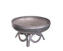 Ohio Flame OF24LTY_CB 24" Liberty Fire Pit with Curved Base - 24 x 24 x 16 in. - Natural Steel Finish