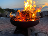 Ohio Flame OF36LTY_SB 36" Liberty Fire Pit with Standard Base - 36 x 36 x 20 in. - Natural Steel Finish