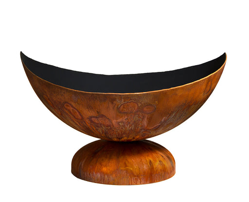 Ohio Flame OF37ABLU 37" Lunar Artisan Fire Bowl - 37 x 37 x 22 in. - Patina Finish