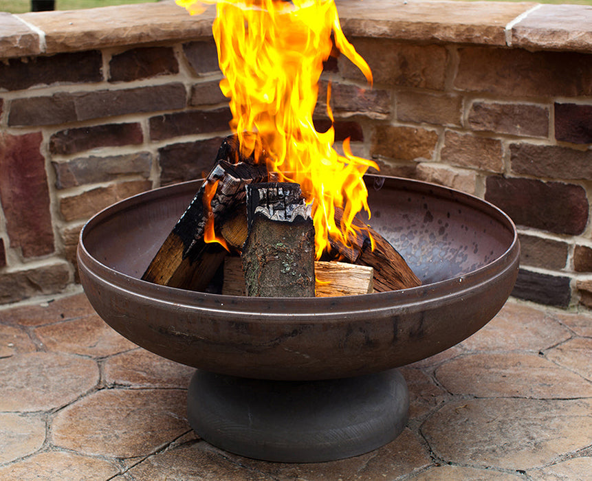 Ohio Flame OF30FPNSF 30" Patriot Fire Pit - 30 x 30 x 14.5 in. - Natural Steel Finish