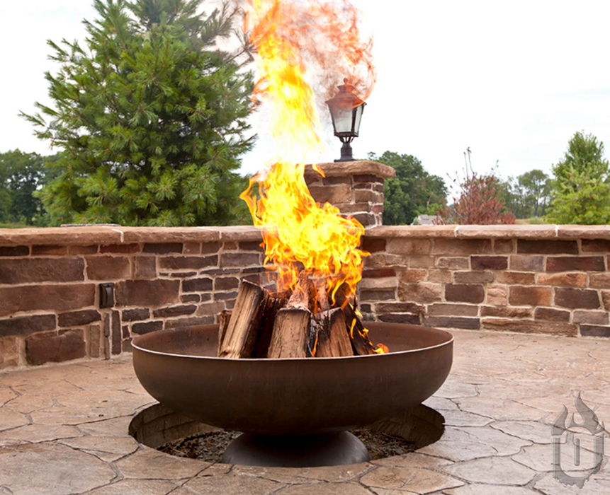 Ohio Flame OF24FPNSF 24" Patriot Fire Pit - 24 x 24 x 14 in. - Natural Steel Finish