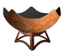 Ohio Flame OF37ABST_HB 37" Stellar Artisan Fire Bowl with Hollow Base - 37 x 37 x 22 in. - Patina Finish