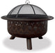 Endless Summer WAD792SP Oil Rubbed Bronze Wood Burning Firebowl with Lattice Design - 35.83 x 35.83 x 27.95 in. - Bronze Color